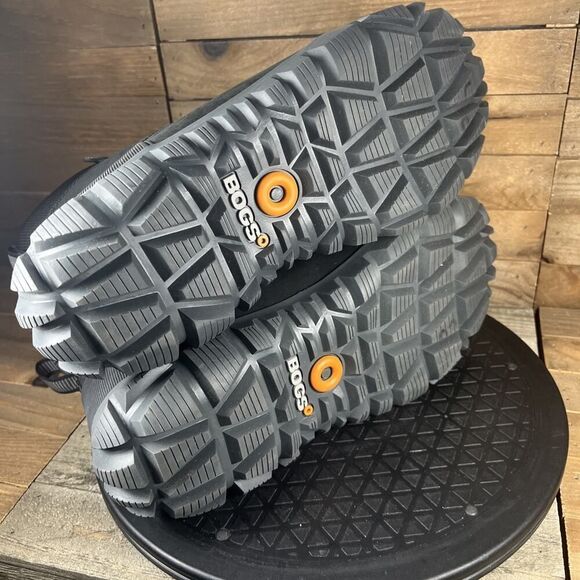 Bogs Men's Size 10.5 Arcata Urban Leather Mid Boot Black Waterproof Warm - Picture 10 of 10